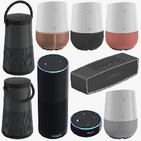 Bluetooth Speakers Collection 3D model